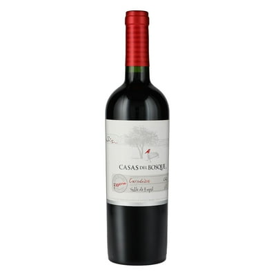 Vino Tinto Carmenere Reserva Botella 750 Ml Casas Del Bosque