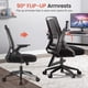 thumbnail image 3 of Silla de Oficina GTRACING Ergonómica con Malla y Brazos Abatibles, 3 of 7