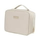 thumbnail image 2 of Bolsa De Maquillaje Portátil Impermeable De Cuero PU Bolsa De Almacenamiento Para Regalo Cosmético Hogar Beige, 2 of 5