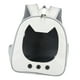 thumbnail image 5 of Mochila Transportadora Para Gatos Ventilada Grande Aprobada Por Aerolíneas Caminar Senderismo Blanco, 5 of 5