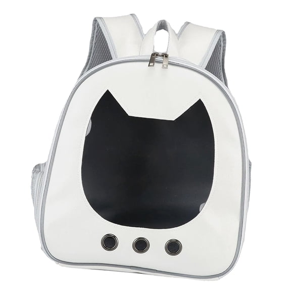 Cat Carrier Backpack Mochila para mascotas para mascotas pequeñas, gatos y perros pequeños al aire libre , Blanco