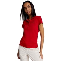 Polo Tommy Hilfiger De Manga Corta Con Corte Ajustado Para Mujer