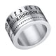 thumbnail image 1 of Números arábigos para hombres Estilo Anillos giratorios Acero inoxidable Anillo giratorio 9, 1 of 5