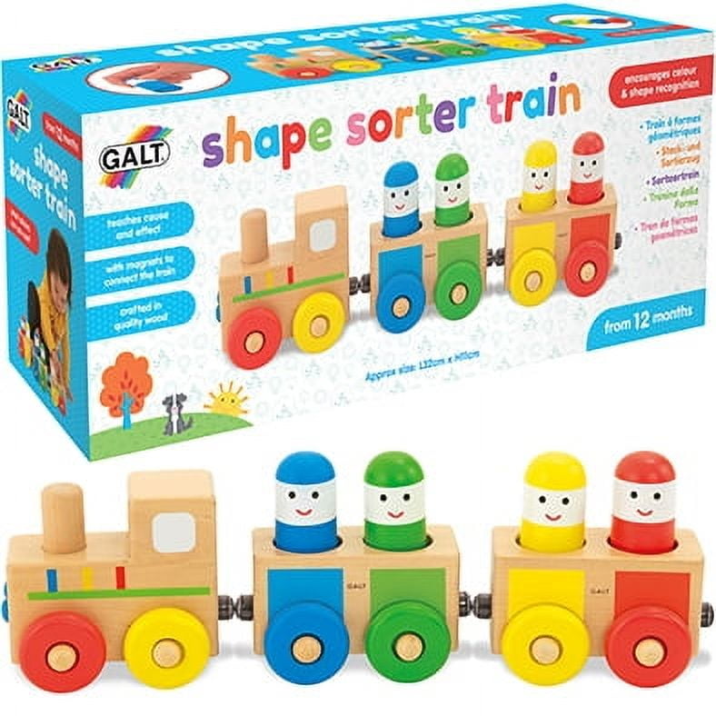 Galt - Tren De Madera Diáctico Con Formas Y Colores