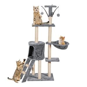 Koba - Rascadores Para Gatos Torre Juguetes 138Cm Marengo