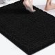 thumbnail image 2 of Xiao Hua Alfombras de baño - 1 pieza, 40 × 60 cm, color negro, lavable, absorbente, antideslizante, práctica para el baño, ideal para mantener el baño seco., 2 of 2