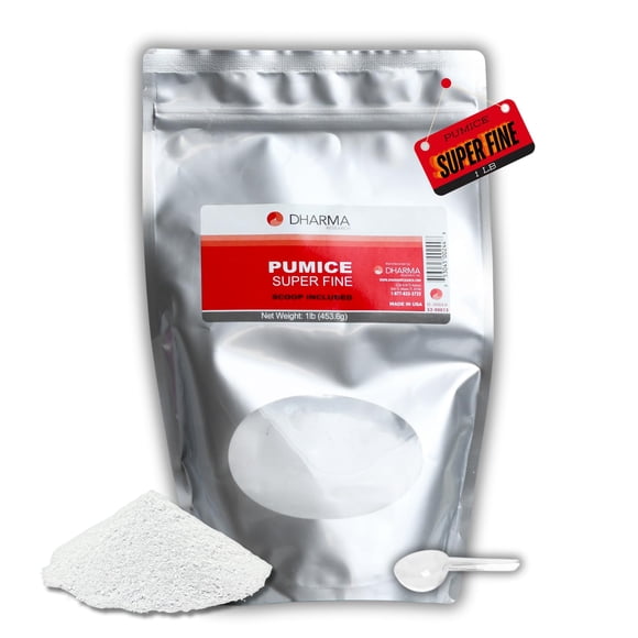 Piedra pómez dental en polvo DHARMA RESEARCH, grano superfino, 1 kg