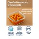 thumbnail image 3 of Set 6 Contenedores Hermetico Vidrio Cuadrado 740mL Allegra, 3 of 3