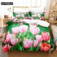 thumbnail image 1 of Tulip Scenery Bedding Set Duvet Cover Kids Bedroom Bed Set Comforter Cover Set Duvet Cover, 1 of 5