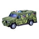 thumbnail image 1 of Alcancía auto militar con luces verde y negro, 1 of 3
