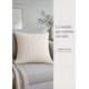 thumbnail image 4 of 2x Funda Cojin Decorativo Boho 45x45 Twin Cable Acrilico Marrón oscuro, 4 of 8