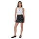 thumbnail image 1 of Falda Mujer Cargo Ecocuero Negro Corona, 1 of 5