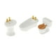 thumbnail image 2 of Casa De Muñecas, Accesorios De Baño, Casa De Muñecas De Porcelana, Muebles En Miniatura, Juguetes, Blanco, 2 of 5