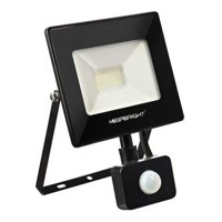 Foco Proyector Led 30W Megabright C/Sensor Negro