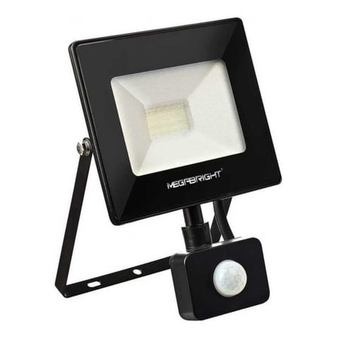 Foco Proyector Led 30W Megabright C/Sensor Negro