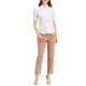 thumbnail image 2 of INSPIRE CHIC Camisa esencial de oficina para mujer con mangas abullonadas y cuello en punta, botones hacia abajo, talla M, color blanco, 2 of 7