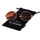 thumbnail image 2 of Gafas de sol retro J&L con bisagra plegable dorado ámbar, 2 of 6