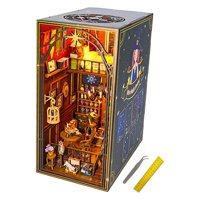 Bothyi - Estantería Insertar Decoración Alley Sujetalibros Modelo Construir Kits Creativos Para El Hogar