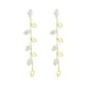 thumbnail image 1 of Aros Enredaderas Hojas Colgantes - Acero Bañado En Oro 18k, 1 of 3