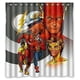 thumbnail image 1 of Cortina de ducha Flash, juego de cortinas de baño con ganchos, tamaño 66 x 72 pulgadas, 1 of 3