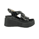 thumbnail image 1 of Sandalia Koussi Negro Alquimia, 1 of 5