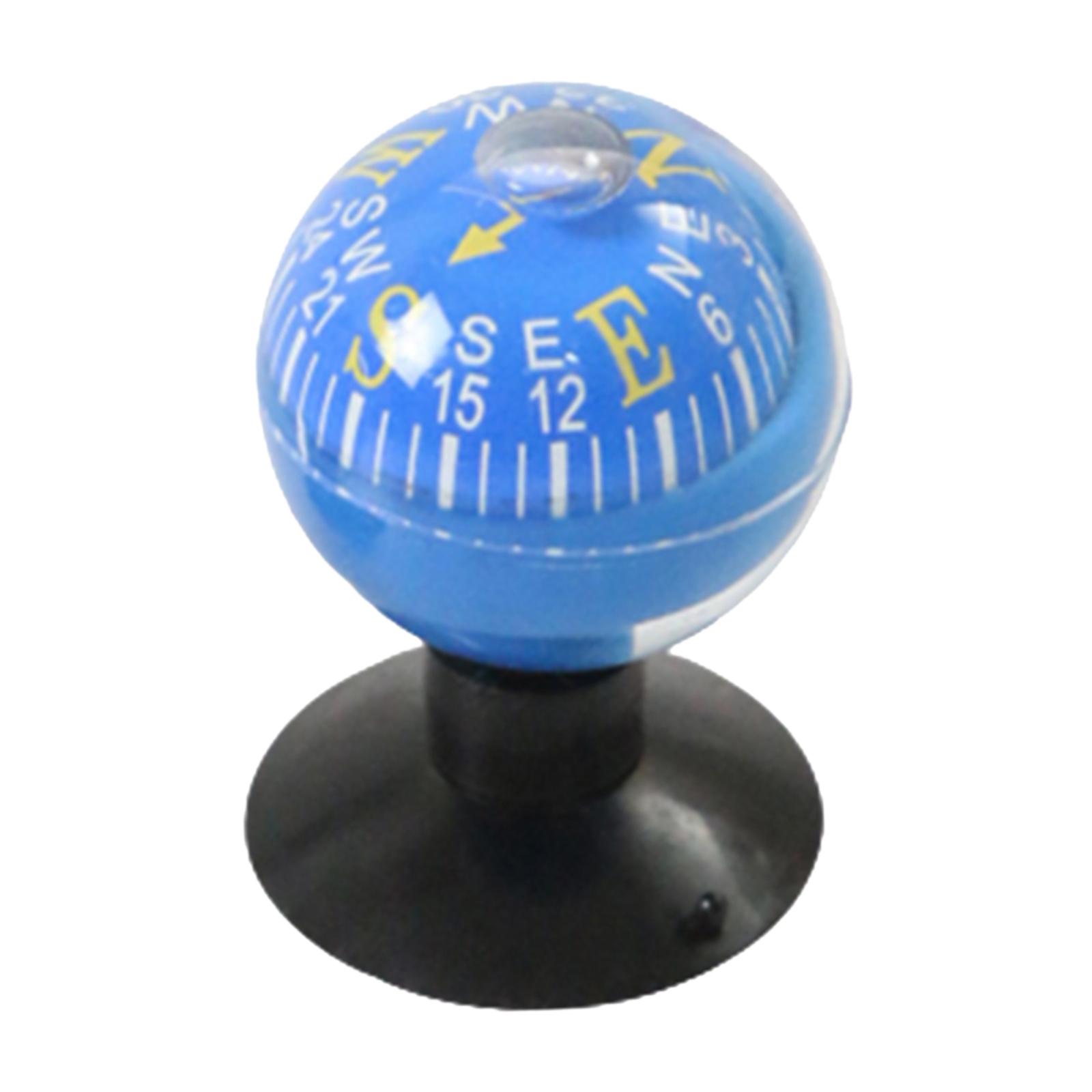 Ioensy - Brújula Con Ventosa Para Tablero De Instrumentos, Brújula Para Coche, Caravana, Color Aleatorio