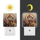 thumbnail image 3 of Mortal Kombat / Combate Mortal Luz nocturna LED con sensor de anochecer a amanecer para dormitorio, baño, pasillo, escaleras - Lámpara LED nocturna de enchufe, 0.5W - 1 pieza, 3 of 6