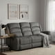 thumbnail image 1 of Sofá 3 Cuerpos Reclinable Moderno Gris New Martell, 1 of 9