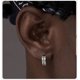 thumbnail image 2 of Aros Vikingos Punk Black Runas Vikingas Hombre Mujer, 2 of 3