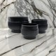 thumbnail image 4 of Set 3 Maceteros Maceta De Ceramica Lineas Relieve Negro, 4 of 9