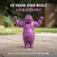 thumbnail image 5 of Juguete para perros HAPPY STAFFY CO Chewzilla Chomp-o-potamus de nylon, 5 of 9