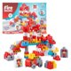 thumbnail image 1 of Bloques De Construcción Grandes 80 Piezas Para Niños Infantil rojo, 1 of 8