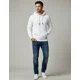 thumbnail image 3 of Polerón Hombre Tejido Waffle Blanco Manga Larga Hoodie d&b, 3 of 3