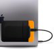 thumbnail image 1 of Bolsa Adhesiva de Almacenamiento Afterplug 2 Bolsillos Negro y Naranja, 1 of 4