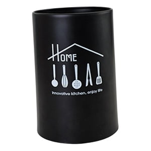 Magideal - Soporte Para Utensilios De Cocina, Estante De Almacenamiento Para Drenaje, Organizador De Cubiertos, Soporte Para Jaula De Palillos, Estante De Secado , Negro Un Negro