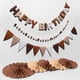thumbnail image 1 of Juego de Banner Danadia 3D Feliz Cumpleaños en Fieltro Marrón, 1 of 9