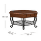 thumbnail image 3 of Mesa Centro Hexagonal Madera, 3 of 3