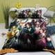 thumbnail image 2 of Demon Slayer Bedding Set Nezuko Microfiber Children's Bedding Set Anime Bedding Set for Kids Teens, 2 of 3