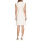 thumbnail image 3 of Vestido sin mangas de tweed para mujer INSPIRE CHIC Cuello en V 2026 Vestidos de cóctel de trabajo línea A S Beige, 3 of 5