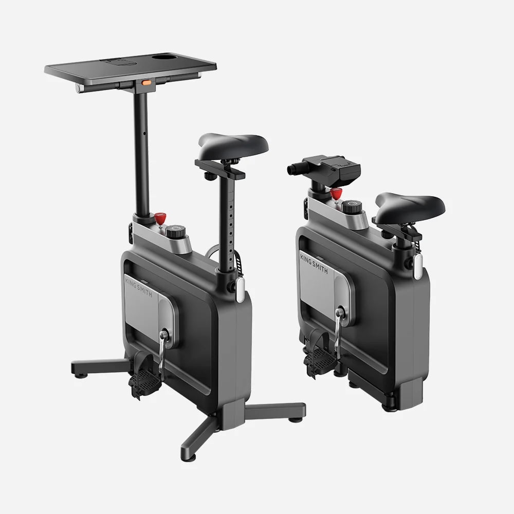 Kingsmith, Xiaomi Ecosistema - Bicicleta Estática Plegable Kingsmith W1b Para Interiores, Debajo Del Escritorio, Con Cómodo Cojín De Asiento Y Resistencia Magnética