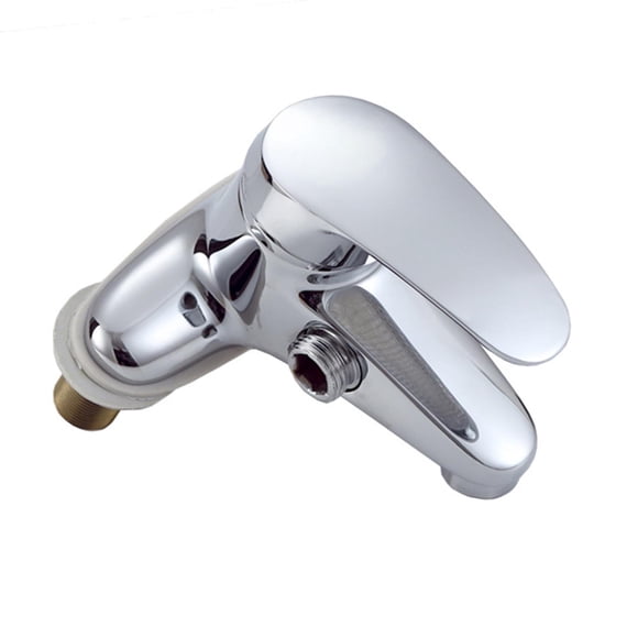 Grifo Para Lavabo De Baño, Color Plateado, Resistente, Profesional, Para Ducha Y Lavabo De Baño