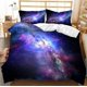 thumbnail image 1 of Solar System Planets Universe Space Quilt Duvet Cover Set 3-Piece Bedding Set, 1 of 5