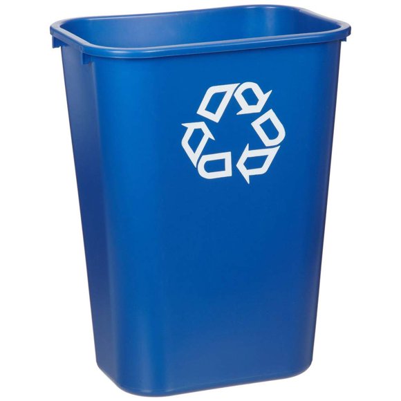 Papelera Rubbermaid Commercial Products 41L, color azul