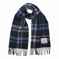 Heritage Traditions - Navy Check Scarf