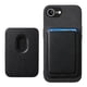thumbnail image 1 of Funda de Cuero Magnética con Tarjetero para iPhone 16e Cubierta Delgada Negro, 1 of 5