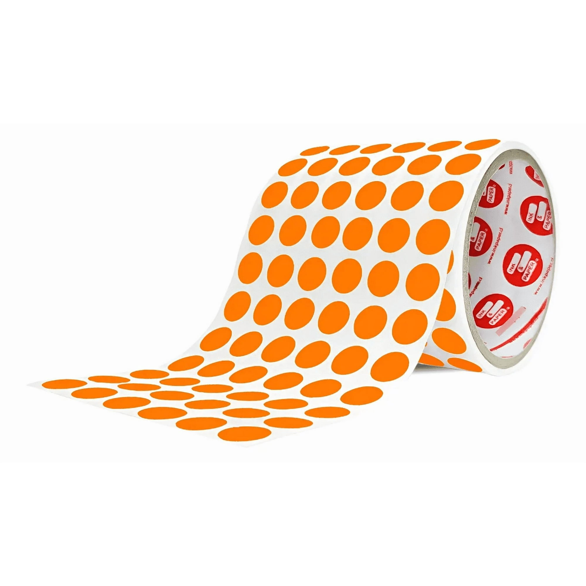 Ink & Paper - Etiquetas Naranjo Autoadhesivas Circulares Colores 13 Mm 800 Unidades