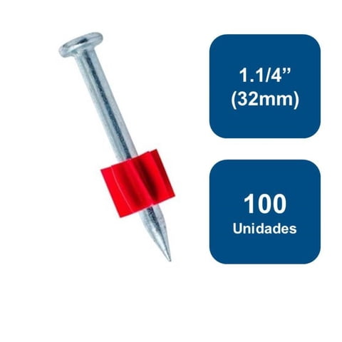 Anclajes - Clavo De Disparo Tipo Sdm 1.1/4 / 32Mm 100Un.