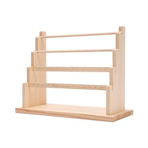 Ioensy - Soporte Para Pendientes, Estante Colgante, Soporte Para Brazalete Para Dormitorio, Tocador De Mesa, 34X14X27Cm