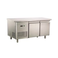 Ecobeck - Mesón De Trabajo Refrigerado 2 Puertas, Frío Forzado