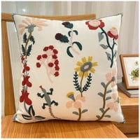 Wyj Hogar - Funda De Cojín Bordado Floral Mod19